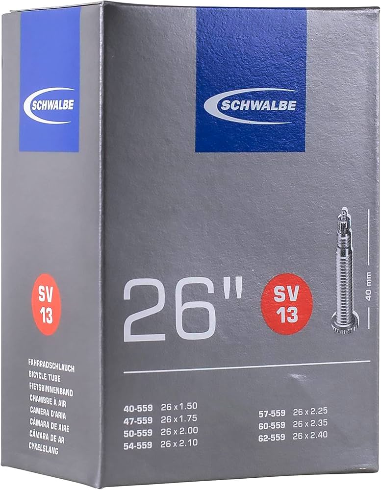Amazon | 【正規品】 シュワルベ(SCHWALBE) 26×1.50/2.50用チューブ